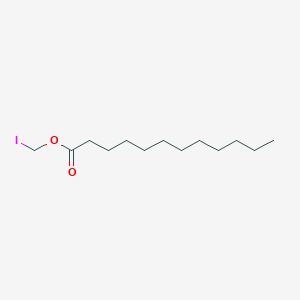 molecular formula C13H25IO2 B8399346 Iodomethyl dodecanoate 