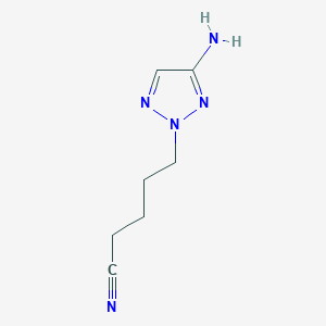 5-(4-Amino-1,2,3-triazol-2-yl)valeronitrile