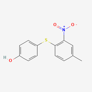 4-(4-Methyl-2-nitro-phenylsulfanyl)-phenol