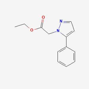ethyl 5-phenyl-1H-pyrazole-1-acetate