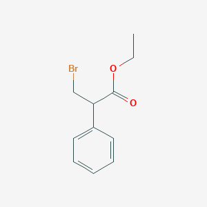 Ethyl 4-bromo-3-phenylpentanoate