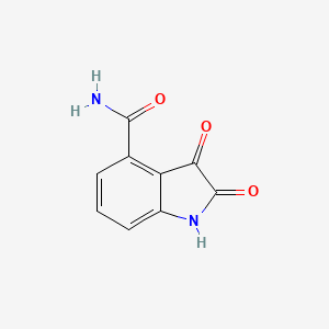 molecular formula C9H6N2O3 B8400029 1h-Indole-2,3-dione-4-carboxamide 