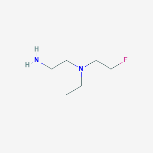 molecular formula C6H15FN2 B8400077 N-(2-aminoethyl)-N-ethyl-N-(2-fluoroethyl)amine 