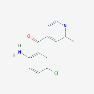 (2-Amino-5-chloro-phenyl)-(2-methyl-pyridin-4-yl)-methanone