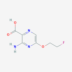 3-Amino-5-(2-fluoro-ethoxy)-pyrazine-2-carboxylic acid