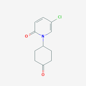1-(4-oxo-cyclohexyl)-5-chloro-1H-pyridin-2-one