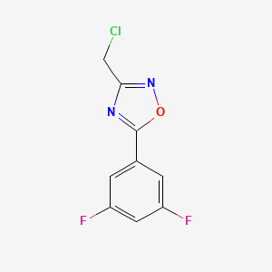 B8400243 3-(Chloromethyl)-5-(3,5-difluorophenyl)-1,2,4-oxadiazole CAS No. 942035-94-1