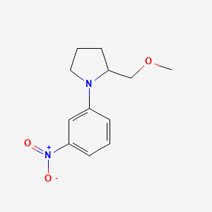 2-(Methoxymethyl)-1-(3-nitrophenyl)pyrrolidine