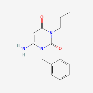 1-Benzyl-3-propyl-6-aminouracil