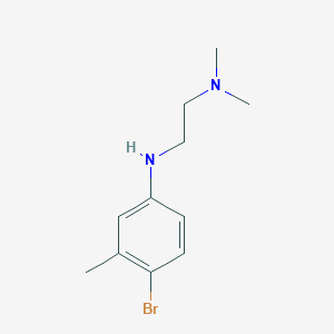 N'-(4-bromo-3-methyl-phenyl)-N,N-dimethyl-ethane-1,2-diamine