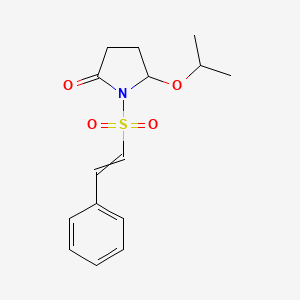 1-(Styrenesulphonyl)-2-oxo-5-isopropyloxy pyrrolidine