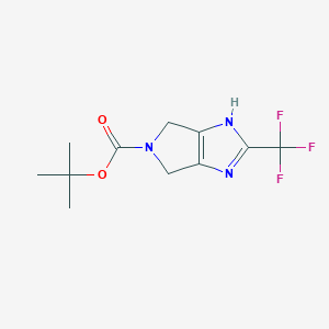tert-Butyl 2-(trifluoromethyl)-4,6-dihydropyrrolo[3,4-d]imidazole-5(1H)-carboxylate
