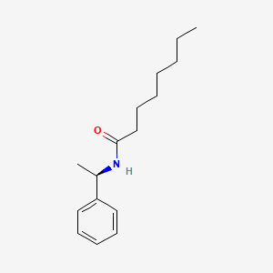 molecular formula C16H25NO B8400392 (R)-N-Octanoyl-1-phenylethylamine 