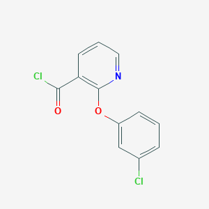 2-(3-Chlorophenoxy)nicotinoyl chloride