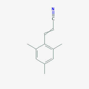 molecular formula C12H13N B8400519 2,4,6-Trimethylcinnamonitrile 
