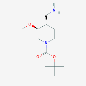 1,1-Dimethylethyl (trans)-4-(aminomethyl)-3-methoxy-1-piperidinecarboxylate