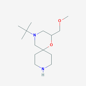 8-Tert-butyl-10-(methoxymethyl)-11-oxa-3,8-diazaspiro[5.5]undecane