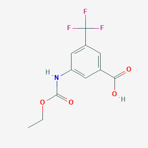 3-(Ethoxycarbonyl)amino-5-(trifluoromethyl)benzoic acid