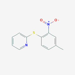 2-(4-Methyl-2-nitro-phenylsulfanyl)-pyridine
