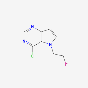 4-chloro-5-(2-fluoroethyl)-5H-pyrrolo[3,2-d]pyrimidine