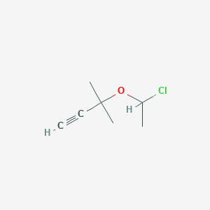 1-Chloroethyl 1,1-dimethyl-2-propynyl ether
