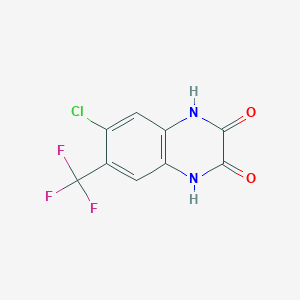 6-Chloro-7-trifluoromethyl-1,4-dihydro-2,3-quinoxalinedione