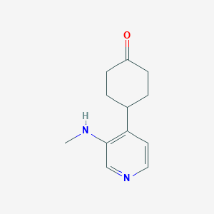 4-(3-(Methylamino)pyridin-4-yl)cyclohexanone