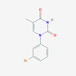 1-(3-bromophenyl)-5-methylpyrimidine-2,4(1H,3H)-dione
