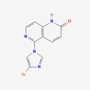 5-(4-Bromo-1H-imidazol-1-yl)-1,6-naphthyridin-2(1H)-one