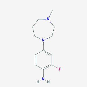 4-(4-Methyl-homopiperazinyl)-2-fluorophenylamine