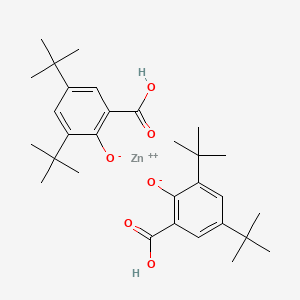 molecular formula C30H42O6Zn B8400736 Zinc 3,5-di-tert-butylsalicylate 