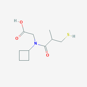 N-(3-Mercapto-2-methylpropanoyl)-N-cyclobutylglycine