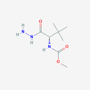 [N-(methoxycarbony)-L-tert-leucinyl]hydrazine