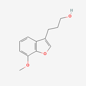 3-(3-Hydroxypropyl)-7-methoxybenzofuran