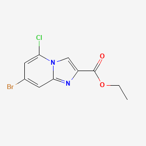 Ethyl 7-bromo-5-chloro-imidazo[1,2-a]pyridine-2-carboxylate