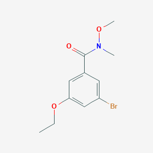 3-bromo-5-ethoxy-N-methoxy-N-methylbenzamide