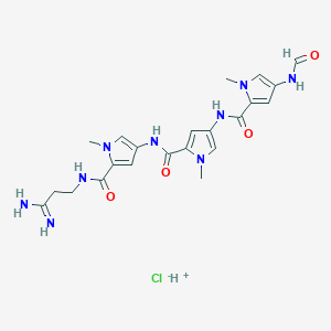 molecular formula C22H28ClN9O4 B008401 Stallimycin hydrochloride CAS No. 6576-51-8