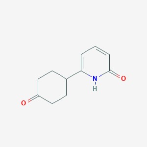 molecular formula C11H13NO2 B8401344 4-(6-HYDROXYPYRIDIN-2-YL)CYCLOHEXAN-1-ONE 