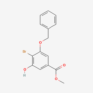 Methyl 3-(benzyloxy)-4-bromo-5-hydroxybenzoate