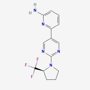 (S)-6-(2-(2-(trifluoromethyl)pyrrolidin-1-yl)pyrimidin-5-yl)pyridine-2-amine
