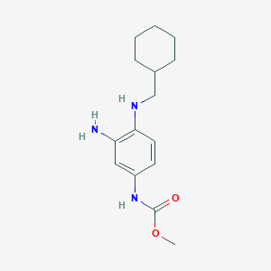 Methyl {3-amino-4-[(cyclohexylmethyl)amino]phenyl}carbamate