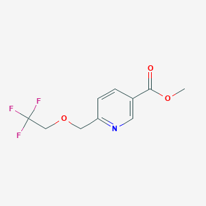 Methyl 6-[(2,2,2-trifluoroethoxy)methyl]nicotinate