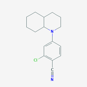 2-chloro-4-(octahydroquinolin-1(2H)-yl)benzonitrile