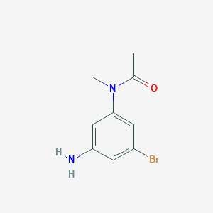 molecular formula C9H11BrN2O B8401741 N-(3-amino-5-bromophenyl)-N-methylacetamide 