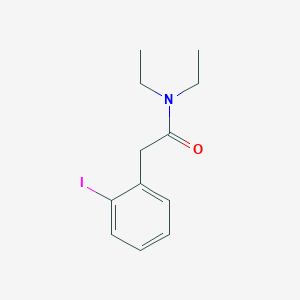 molecular formula C12H16INO B8401990 N,N-diethyl(o-iodophenyl)acetamide 