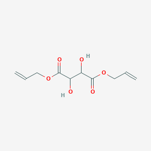 molecular formula C10H14O6 B8402284 Diallyl tartrate 