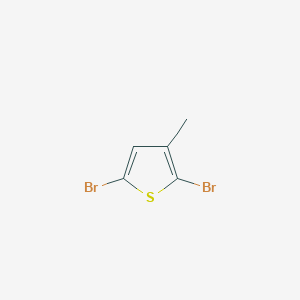molecular formula C5H4Br2S B084023 2,5-Dibromo-3-methylthiophene CAS No. 13191-36-1