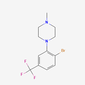 Piperazine, 1-[2-bromo-5-(trifluoromethyl)phenyl]-4-methyl-