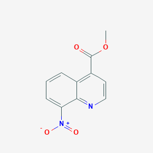 8-Nitro-quinoline-4-carboxylic acid methyl ester