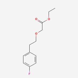 [2-(4-Fluoro-phenyl)-ethoxy]-acetic acid ethyl ester